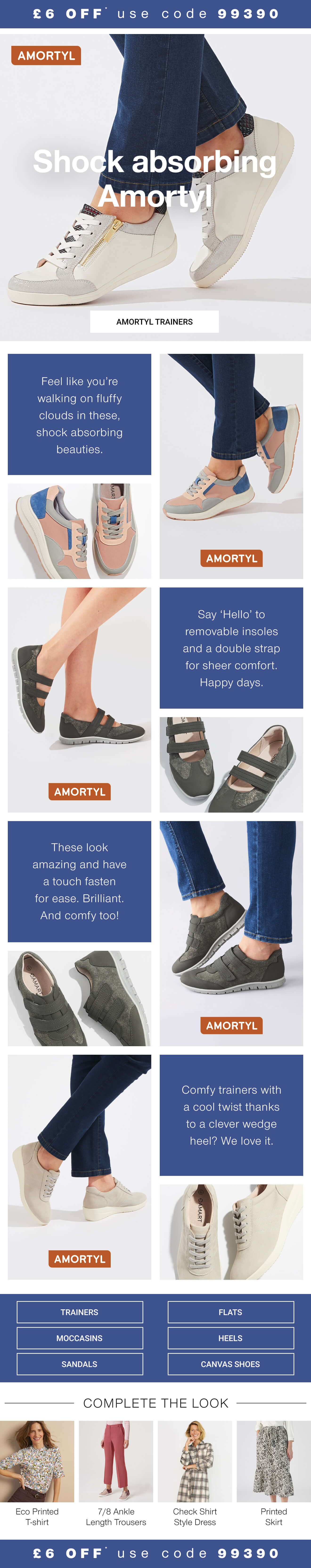 Shock absorbing Amortyl - Amortyl trainers